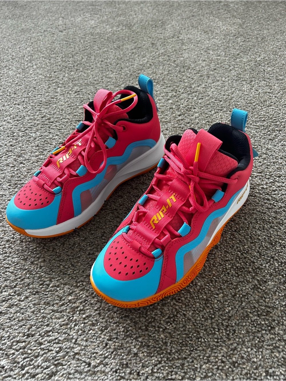 Kids Athletic Sneakers - Pink & Blue
